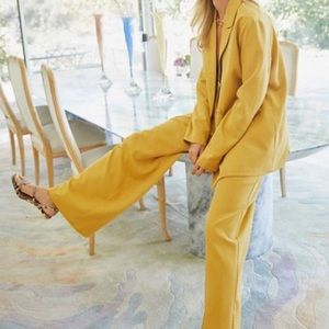 Mustard Blazer & Pants